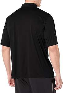 Sport <b>Mens</b> <b>Black</b> <b>Polo</b> T <b>Shirt</b> <b>Mens</b> Cool DRI Moisture Wicking Performance <b>Polo</b> <b>Shirt</b> Jersey Knit Performance <b>Shirt</b> - Product Image 3
