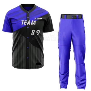 Ropa deportiva Uniforme de béisbol de nuevo diseño Uniforme de béisbol de poliéster 100% a la venta - Product Image 1
