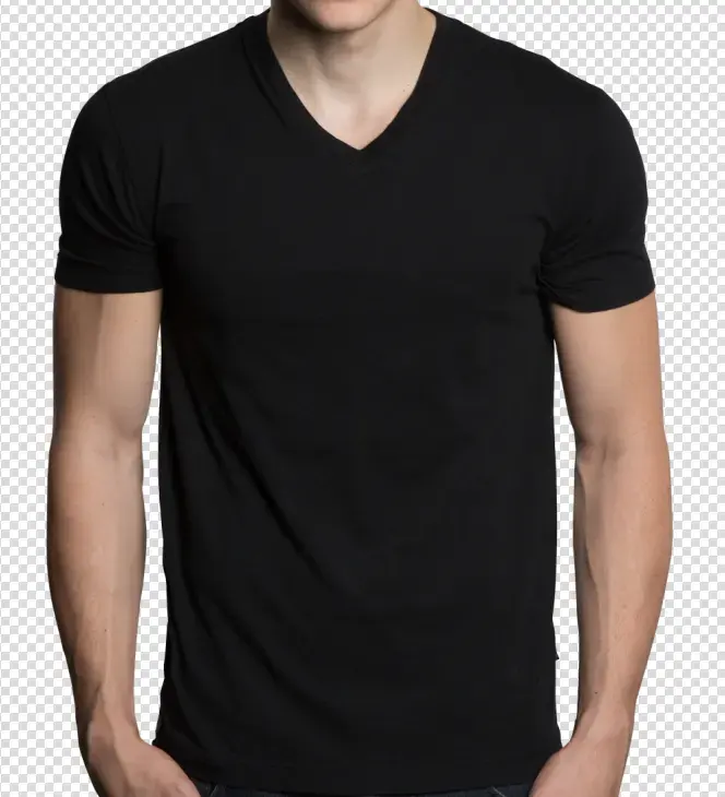 new arrival of 2023 customized design Cheap Quick Dry 100% Polyester Plain V-neck cotton Running Men T Shirt