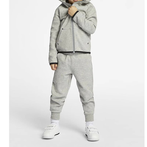 Conjunto Deportivo de Moda para Bebés Niños, Cintura Elástica, 100% Algodón, con Capucha, Estilo Casual para Invierno - Product Image 3