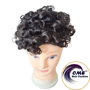 Peluca de Cabello Humano 100% OME Australia con Frente de Encaje, Ajuste Cómodo, Estilo Liso, Color 1B Negro/Marrón/Mezcla - Product Image 6