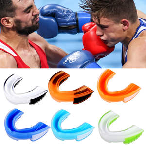 Protector bucal deportivo con logotipo personalizado para fútbol, boxeo, baloncesto, antironquidos, dientes de molienda con estuche - Product Image 6