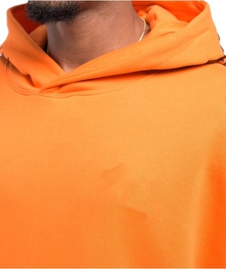 Sweats à capuche personnalisés pour hommes de qualité de luxe 100% coton poids lourd bouffée impression pull surdimensionné à épaules tombantes pour l'hiver - Product Image 3