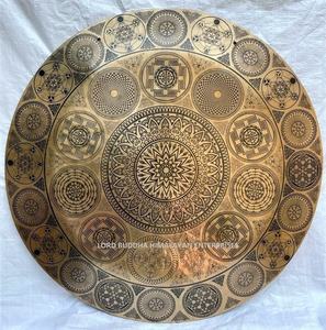 ฆ้องแบบลูกคลื่นลึกทำด้วยมือสไตล์ธิเบตพร้อมศิลปะพิเศษสินค้ายิมนาสติกขายดี - Product Image 2