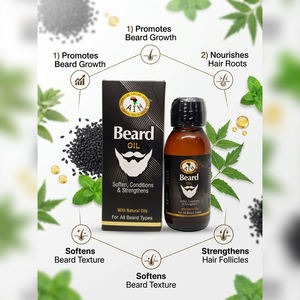 Aceite para Barba de Marca Privada, Cuidado Nutritivo para la Barba, Aceite para Barba 100% Puro, Natural y Orgánico para Hombres - Product Image 3