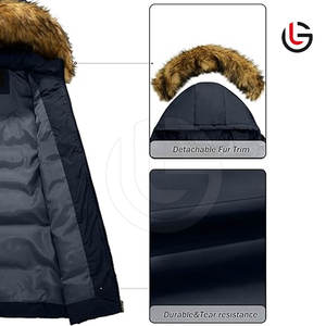 Nouveauté, parka d'hiver pour femme, veste bouffante, séchage rapide, respirant, tricoté, motif uni, Offre Spéciale - Product Image 5