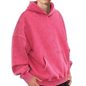 El producto más nuevo, sudaderas con capucha lavadas con ácido para hombres, ligeras, lavadas, Vintage, de gran calidad, hechas a medida, informales, para invierno, para exteriores, con capucha - Product Image 3