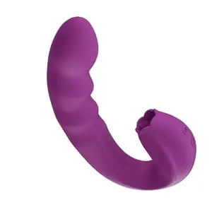 LILIAN G Spot Vibrator With Rotating Head & Tongue Vibrator Dual-ended DesignTongue-like Licking Multiple vibrating patterns