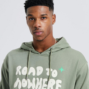 Diseño superior Peso pesado Grueso Puff Impresión Sudaderas con capucha Tela de algodón Elegante Puff Impresión Sudaderas con capucha para hombres con precio barato - Product Image 6