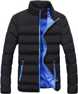 2026 Black Bomber <b>Jacket</b> High Quality Winter Season Custom Factory Price Winter Puffer <b>Jackets</b> - Product Image 3