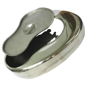 Ensemble d'instruments hospitaliers en acier inoxydable, cuvette manuelle certifiée CE classe I, garantie 3 ans, 354 x 289 x 97 mm, épaisseur 0,6 mm - Product Image 1