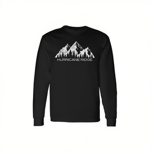 T-shirt a maniche lunghe Hurricane Ridge con design montano per attività all'aperto - Product Image 2