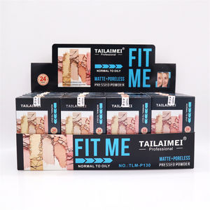 P130 TLM Logo Compact Powders Mica Oil Control <span class=keywords><strong>Matte</strong></span> Finish Face Concealer Pressed Powder <span class=keywords><strong>Poudre</strong></span> compacte sans pores - Product Image 4