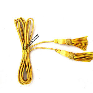 Cordón OEM de alta calidad para el Clero con cordones metálicos colgantes cruzados y borla de lingotes, accesorio decorativo religioso cincture - Product Image 6