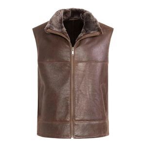 Veste en cuir d'agneau de haute qualité sur mesure en gros pour hommes - Product Image 6