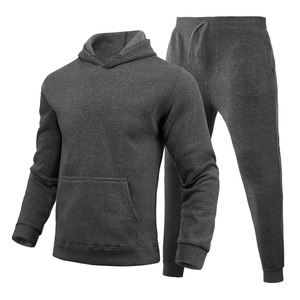 Survêtement baggy oversize à épaules tombantes en molleton de coton épais, meilleur survêtement à poches Kangroo fabriqué par le fabricant - Product Image 4