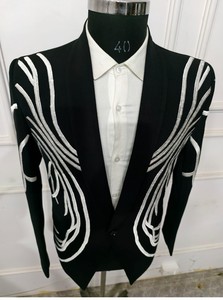 Dernier modèle de costumes de marié pour hommes 2 pièces coupe ajustée Costumes de mariage pour hommes 2 pièces pour hommes personnalisables pour adultes - Product Image 2