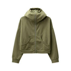 เสื้อฮู้ดระบายอากาศสำหรับผู้ชายผ้าฝ้าย100% 410 GSM เสื้อฮู้ดสำหรับฤดูหนาวโอเวอร์ไซส์ผลิตตามสั่ง - Product Image 6