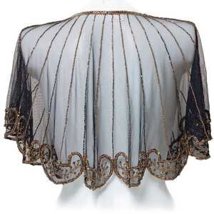 เสื้อคลุมสำหรับคลับแฟชั่นผู้หญิงและผู้ใหญ่เสื้อคลุมลูกปัดสไตล์นักเรียนชุดงานปาร์ตี้ทำมือไม่เหมือนใครผ้าโพลีเอสเตอร์ทอบีส่งออก - Product Image 2