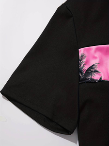 2025 OEM Conjuntos de ropa para hombres Alta calidad 100% Algodón 280 Camiseta y pantalones cortos Camisa de verano lavada Conjunto corto - Product Image 4