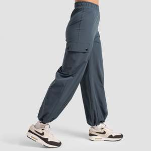 Pantalones Cargo de Cintura Alta para Mujer, Leggings Transpirables de Lona con Estampado, Estilo Casual para Otoño, Talla XL, Color Gris Lavado - Product Image 5