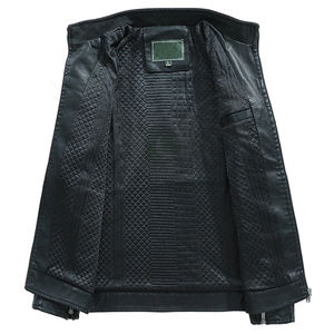 Veste en cuir véritable pour hommes, prix le plus bas, veste tendance en cuir véritable pour hommes, bricolage à la mode - Product Image 2