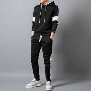 Luxury Custom 100 Cotton Fleece Sweatsuit Oversized Satin Lined Silk Hooded <b>Hoodies</b> - Product Image 2