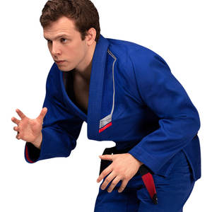 Venta al por mayor Mens Jiu Jitsu Gi logotipo personalizado BJJ Kimono tejido transpirable duradero y ligero para entrenamiento y lucha - Product Image 5