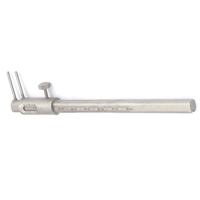 Jauge coulissante Vénus faciale vernier de chirurgie dentaire professionnelle d'acier inoxydable 0mm-80mm