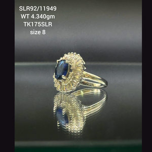 แหวนเพชรคริสตัลสีผสม2024สำหรับสตรีแหวนเซอร์โคเนียมที่สวยงามหรูหราวงแหวนพลอย S925สีเงินฝังขนาดเล็ก - Product Image 1