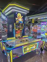 Jeu de Hockey Aérien Électronique Interactif Magique pour 4 Joueurs, Écran en Plastique Portable pour Centres de Divertissement Familial