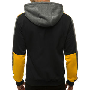 100% Cotton <b>Zip</b>-up Regular Fit <b>Hoodie</b> Breathable Quick Dry Streetwear Beaded Winter <b>Black</b> Thick Fleece Basic Cotton Blended - Product Image 2