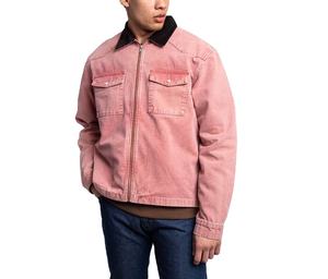 Veste de travail décontractée en toile personnalisée pour homme, doublure matelassée en toile, veste de travail pour motards et mécaniciens - Product Image 1