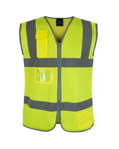 Chaleco DE SEGURIDAD reflectante Ropa DE SEGURIDAD reflectante de poliéster personalizada - Product Image 1