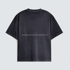 T-shirt surdimensionné personnalisé pour homme, 100% coton, manches courtes, impression numérique, col rond, vêtements décontractés, séchage rapide, fournisseur en gros, prix d'usine - Product Image 6