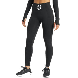 Custom Logo <b>Women's</b> <b>Compression</b> <b>Tights</b> Yoga & Gym Leggings Mid Waist Stretch Eco-Friendly for Girls - Product Image 1