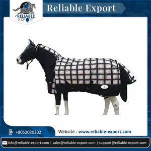 Abrigo y alfombra de equitación de invierno Nuevo 600 Denier Ripstop Turnout con relleno de algodón y forro de nailon - Product Image 6