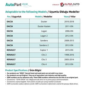 Manija de liberación del capó del motor para Dacia Duster, Logan, Logan 2 - Product Image 3