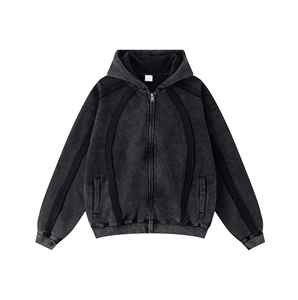 Autumn <b>Women's</b> Customized Eco-friendly 100% Cotton Printed Fleece Solid Casual Sports Tracksuit Set Elastic Waist Button-Up - Product Image 4