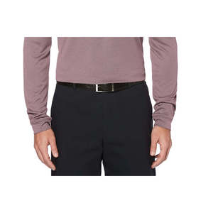 Polo da Golf da Uomo PGA Tour, Taglia XX-Large, Viola Scuro, in Tessuto Spandex Lavorato a Maglia con Motivo Stampato, Lunghezza Corta, ODM, Taglia XL - Product Image 3