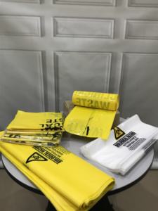 Venta al por mayor bolsas de basura médica PE Hospital amarillo clínico biohazard bolsa de basura de buena calidad bolsa de basura para el Hospital - Product Image 3