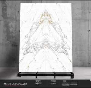 Baldosas de Porcelana Brillante de 1200x2800 mm, Superficie Elegante Inspirada en la Piedra para Proyectos Arquitectónicos Modernos - Product Image 4