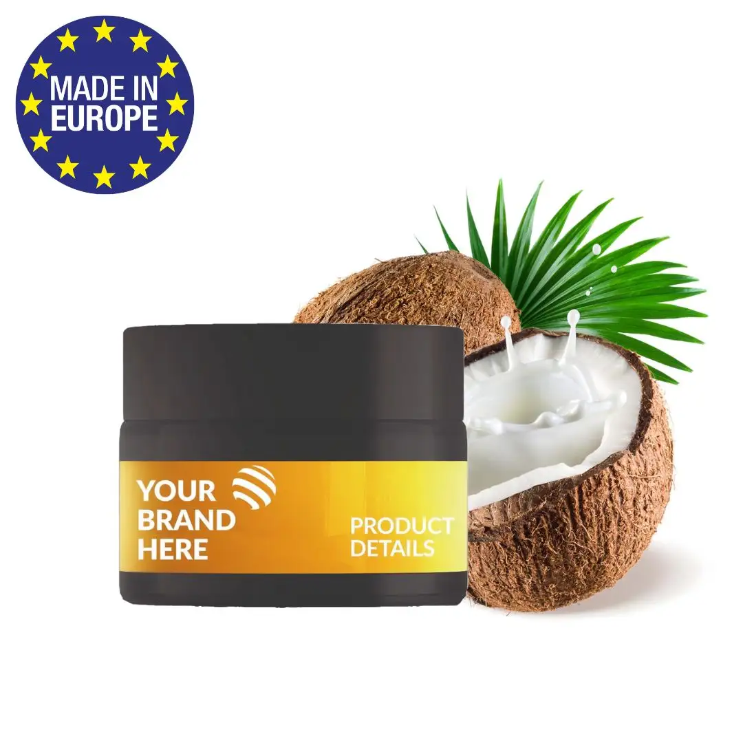 Oem Private Label Kokosolie Voor De Huid: Diepe Hydratatie-Aangepast Logo, Verzacht En Beschermt De Huid, Gemaakt In Europa
