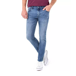 กางเกงยีนส์ผ้าฝ้าย100% สำหรับผู้ชาย,กางเกงยีนส์ขายาวสำหรับผู้ชายแฟชั่นใหม่ดีไซน์กำหนดได้เอง - Product Image 1