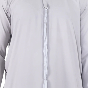 Meilleure vente Thobe pour hommes OEM Thobe islamique pour hommes traditionnel personnalisé bras de poitrine vente en gros dernière conception Thobe / Thawb manches longues - Product Image 5