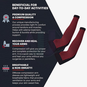 ปลอกแขนที่ทนทานสำหรับกีฬากลางแจ้ง ป้องกันแขนแบบยืดได้ ทนต่อเหงื่อ สำหรับการวิ่ง เดินป่า ปั่นจักรยาน และการฝึกออกกำลังกาย - Product Image 5