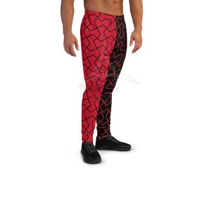 Pantalon homme streetwear personnalisé, imprimé par sublimation, taille mi-haute, coupe droite, léger, taille élastique, décontracté, sport, 100% coton - Product Image 2