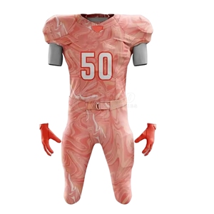 Ensemble d'uniformes de football américain respirants sur mesure, grandes tailles, pour l'entraînement estival et les jours de match, avec service OEM - Product Image 5