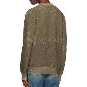 Sweatshirts Streetwear Oem en coton mélangé à bas quantité minimale de commande avec logo personnalisé sur les sweatshirts en bas quantité minimale de commande - Product Image 5