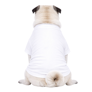White <b>Dog</b> <b>T</b> <b>Shirt</b> Soft Cotton Solid Pet Tee Lightweight Breathable Comfortable Everyday <b>Dog</b> Clothing - Product Image 2